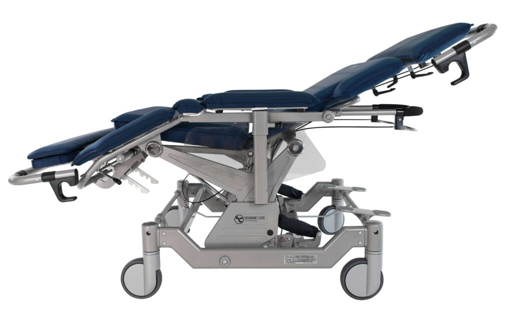 Human Care Convertible Patient Transfer Chair